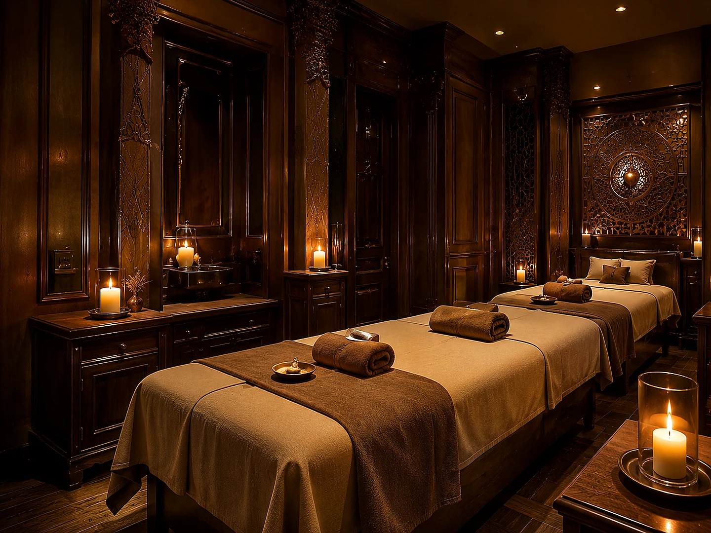 Phòng massage riêng yên tĩnh và kín đáo